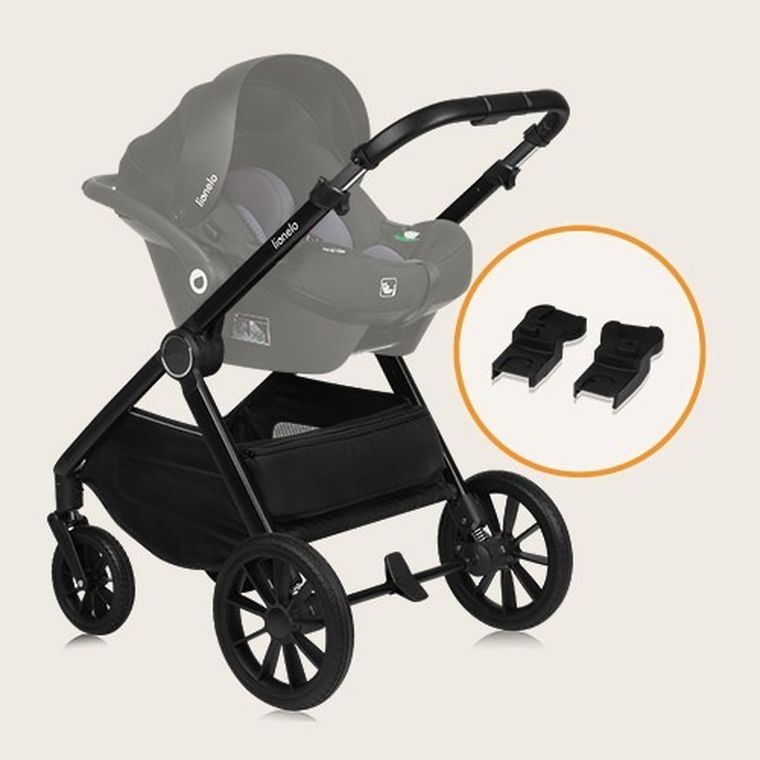 Lionelo, Layla, wózek wielofunkcyjny, 2w1, Grey Stone