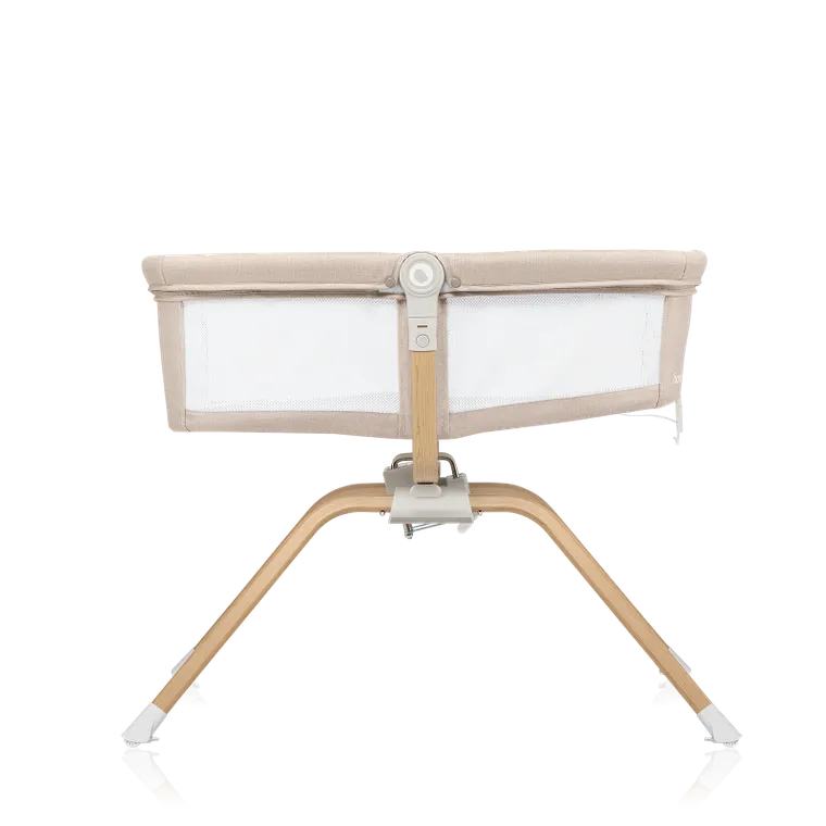 Lionelo, Malin Evo, łóżeczko z funkcją kołyski, beige natural