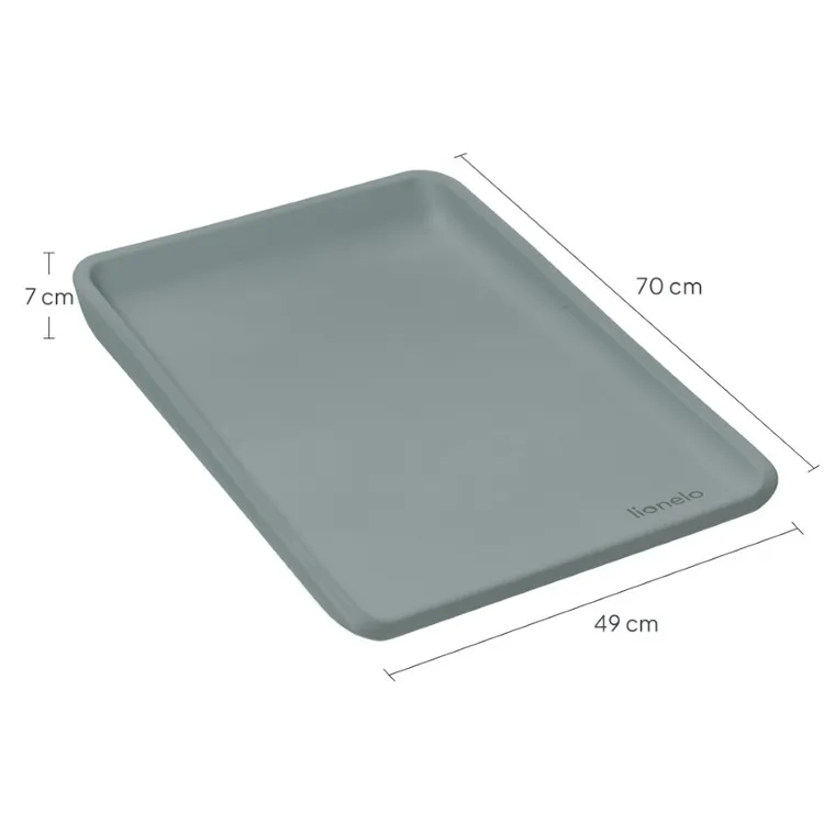 Lionelo, Megs, wielofunkcyjna mata do przewijania, grey dove