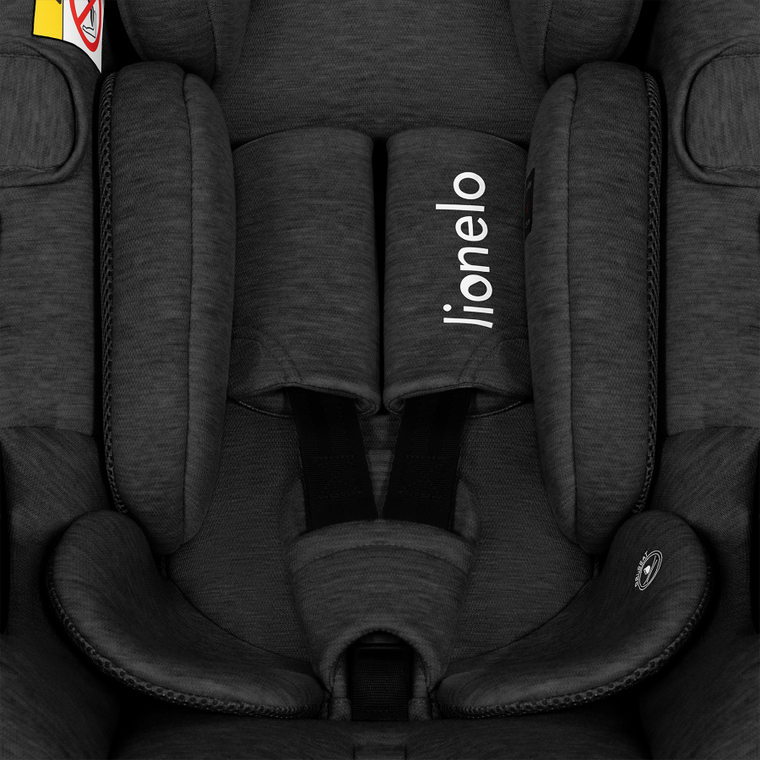 Lionelo, Moxie, i-Size, fotelik samochodowy z bazą, Black Carbon, 40-87 cm