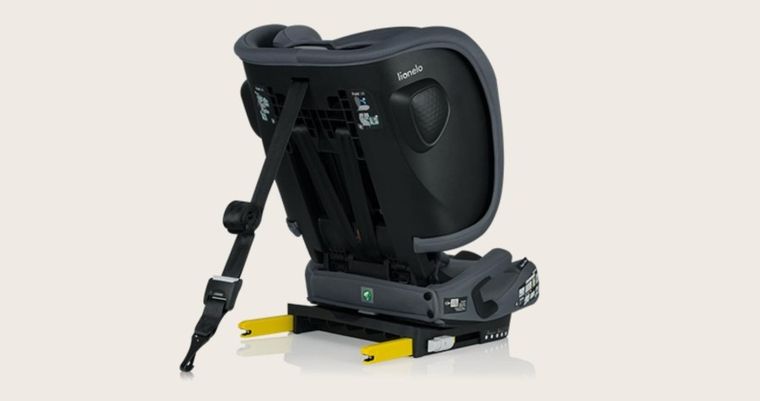 Lionelo, Nelly, fotelik samochodowy, i-Size, Grey Graphite, 76-150 cm