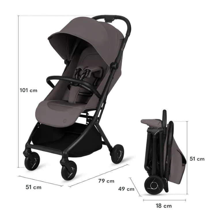 Lionelo, Sia, wózek spacerowy, beige taupe