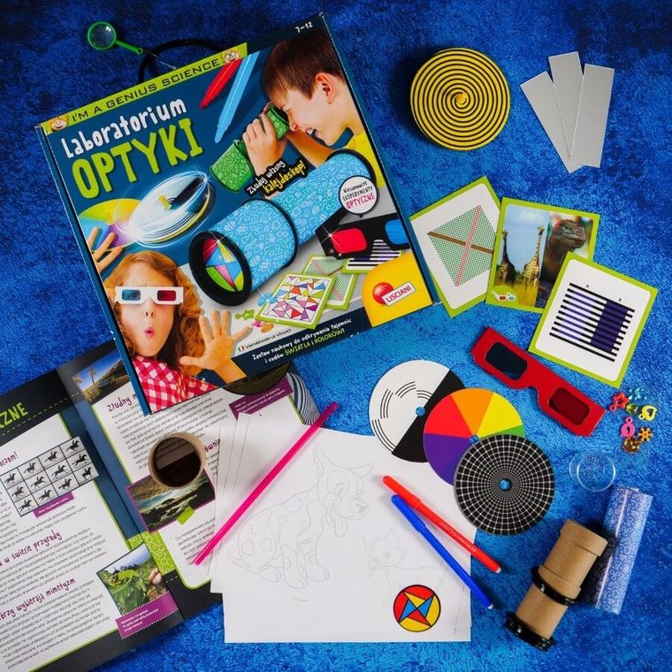 Lisciani, I'm a Genius, Laboratorium Optyki, zestaw kreatywny