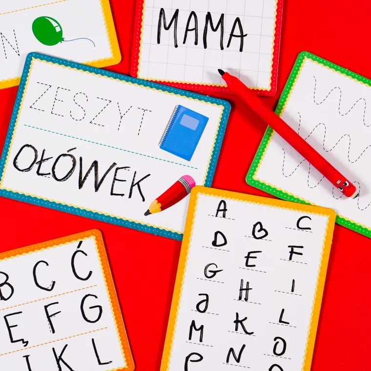 Lisciani, Montessori Pen, długopis z 32 tabliczkami, zestaw edukacyjny