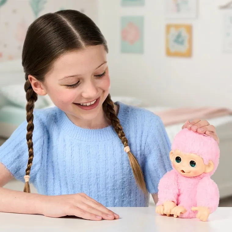 Little Live Pets, Minis, Moja Małpka Luna Lemon, maskotka interaktywna