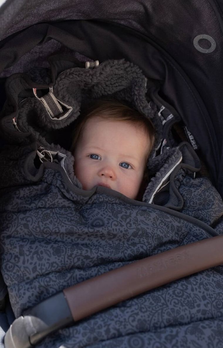 Lodger, Taslon, Pigeon, zimowy śpiworek do wózka, wodoodporny, grafitowy