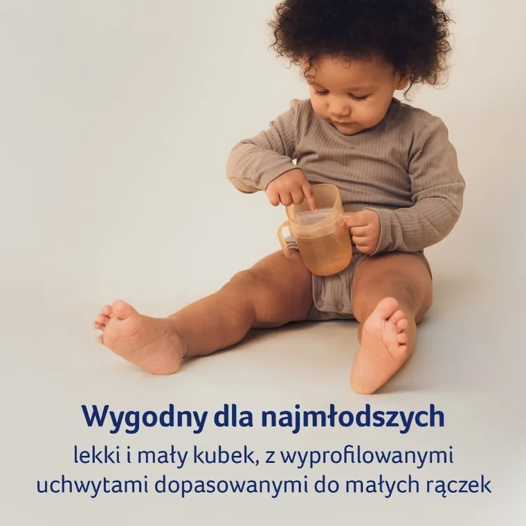 Lovi, Genius, kubek treningowy, nude, 150 ml