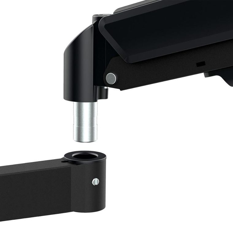 Maclean, uchwyt ns 3 monitory, sprężyna gazowa, 17"-27", 2-8 kg, czarny, MC-137