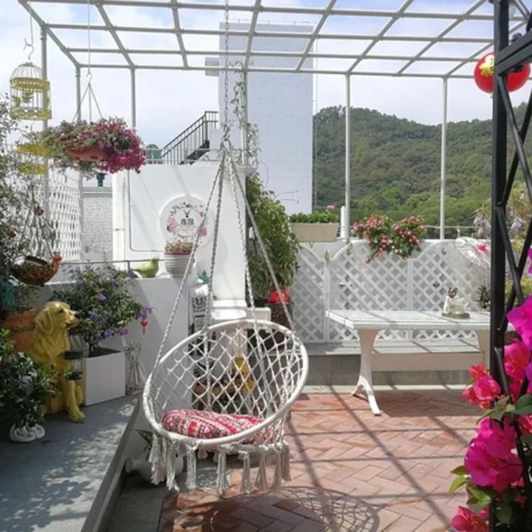 Magboss, Bocianie gniazdo, huśtawka z zestawem montażowym, biała