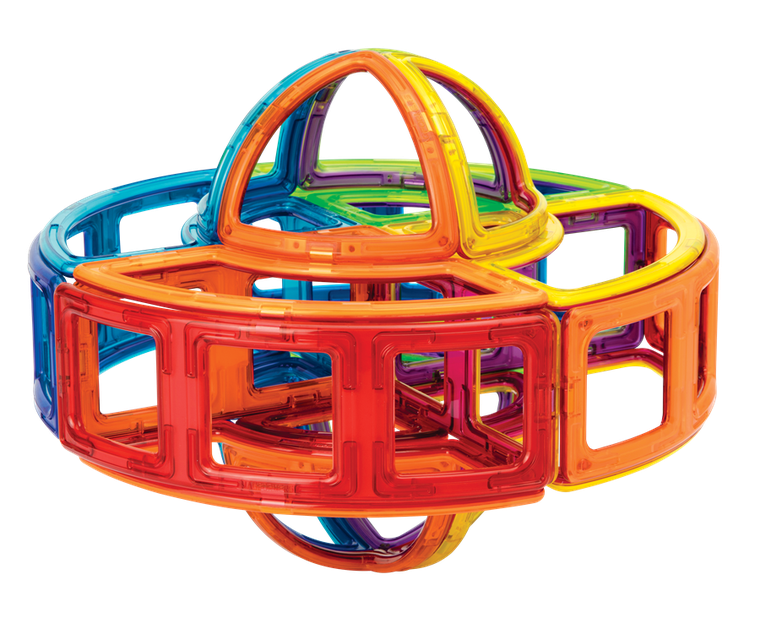 Magformers, Basic, magnetyczne klocki, 90 elementów