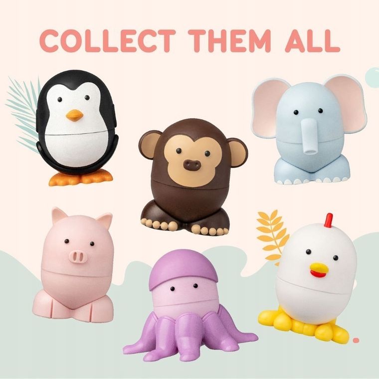 Magimals, zwierzęta morskie, figurki magnetyczne, zabawka do kąpieli