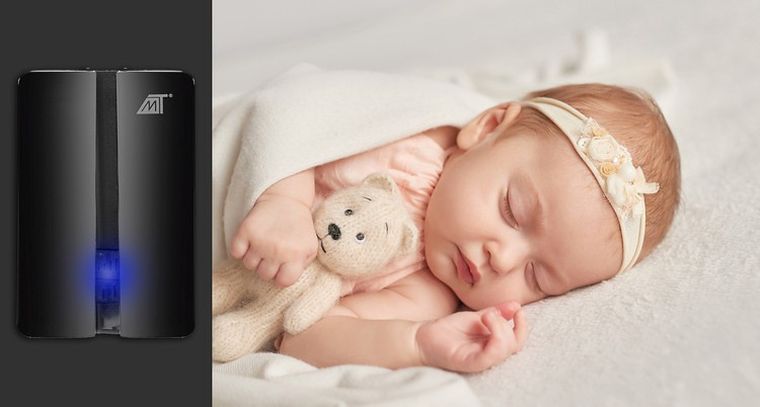 Malatec, dzwonek bezprzewodowy, czarny