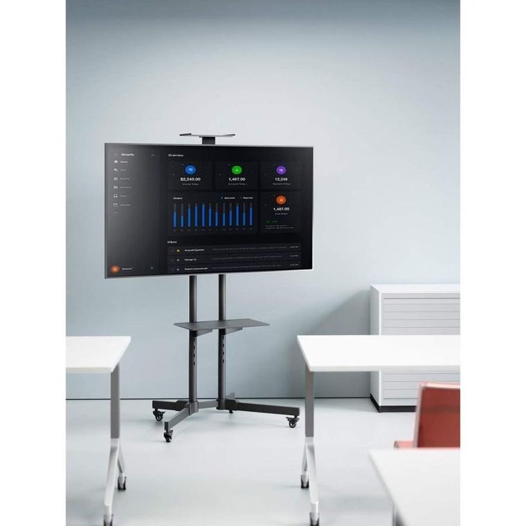 Manhattan, stojak mobilny do TV, LED/LCD/PDP 37-70 cali