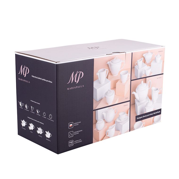 MariaPaula, klasyka biała, zestaw kawowy 6/21