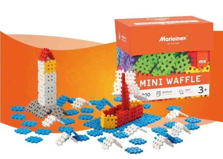 Marioinex, Mini Waffle, klocki konstrukcyjne, 300 elementów