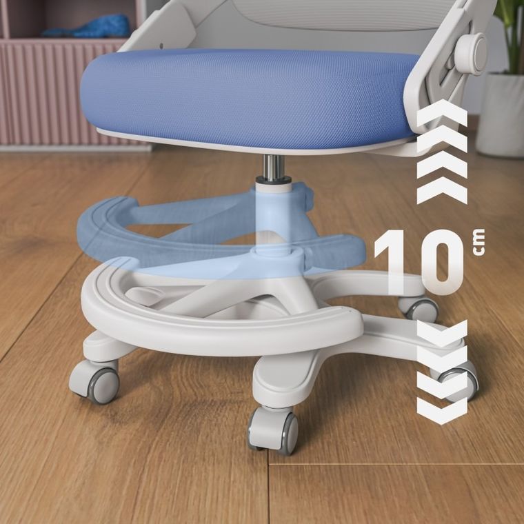 Mark Adler, Junior 4.3, fotel obrotowy dla dzieci, Blue-grey