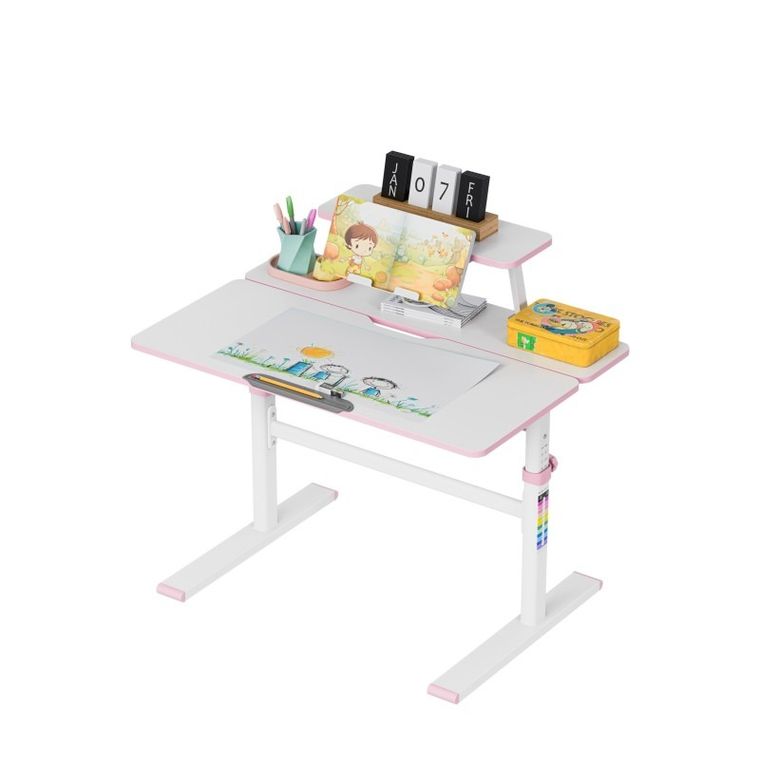 Mark Adler, Study 3.7 Pink, biurko dziecięce z regulacją wysokości