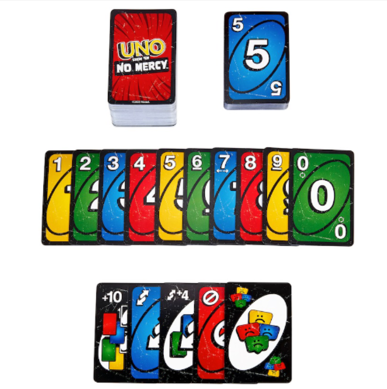 Mattel, Uno No Mercy, gra karciana