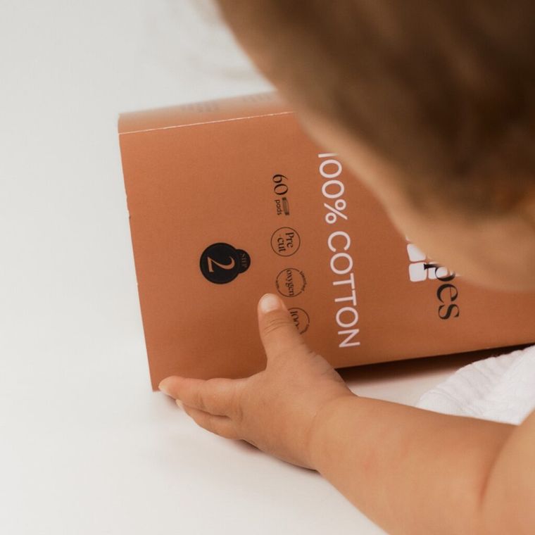 Mayola, waciki bawełniane w taśmie, 9-10 cm, 60 szt.