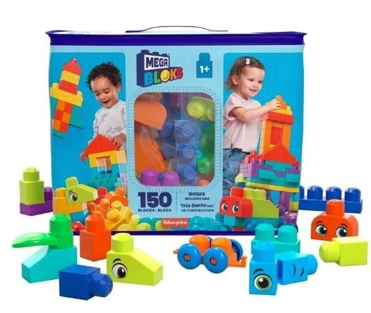 MEGA Bloks, torba z klockami, 150 elementów
