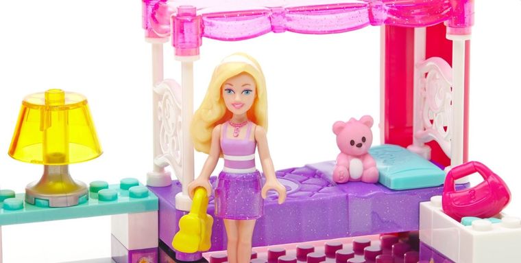 MEGA Bloks, Wspaniały domek Barbie, klocki, 222 elementy