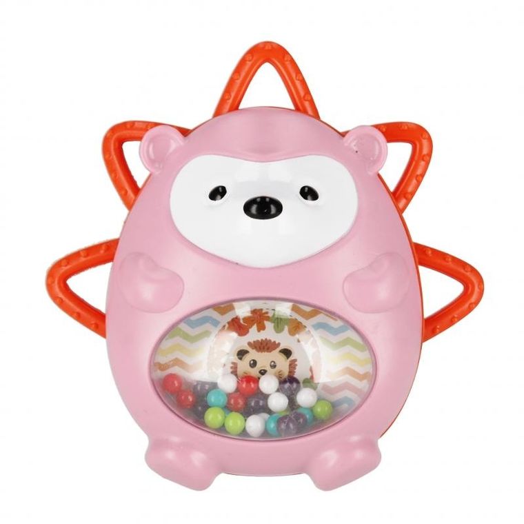 Mega Creative, jeżyk, grzechotka gryzak, 2w1, 1 szt.