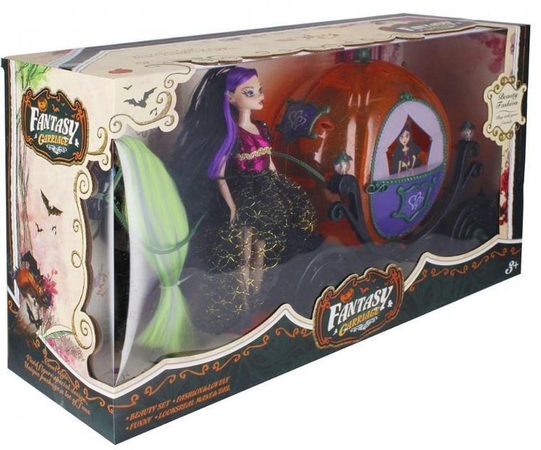 Mega Creative, lalka z karetą i koniem