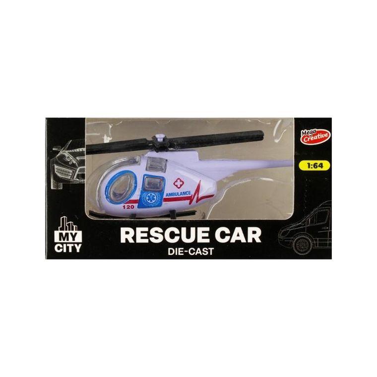 Mega Creative, Moje Miasto, metalowy pojazd ratunkowy