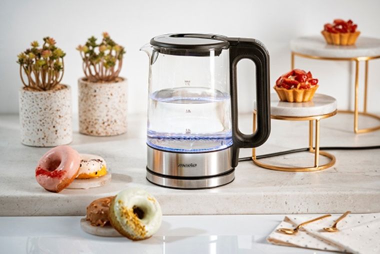 Mesko, czajnik szklany z regulacją temperatury, 1,7 l, MS 1301B