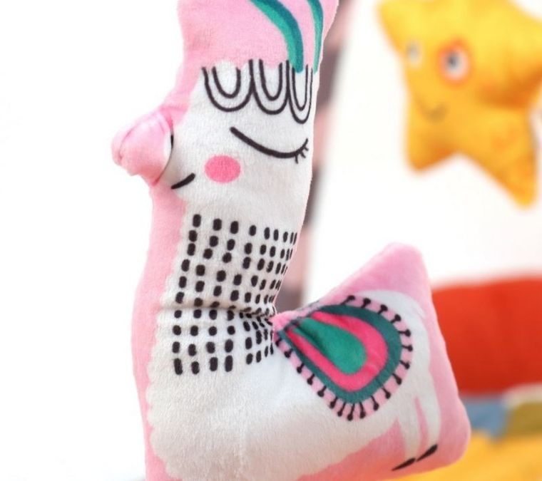 Milly Mally, TinyMini, mata edukacyjna 2w1, kwiat-safari