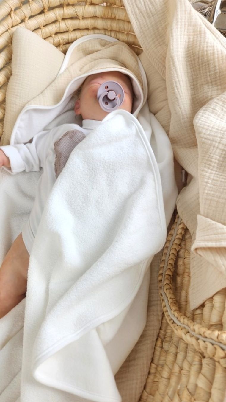 MimiNu, muślinowa pieluszka, 80-80 cm, 2 szt.