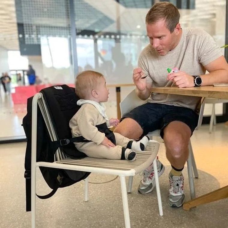 MiniMeis, G5, plecak dla rodzica, Black