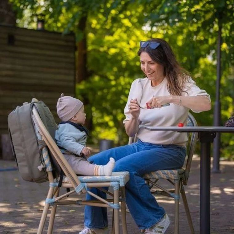 MiniMeis, G5, plecak dla rodzica, Olive