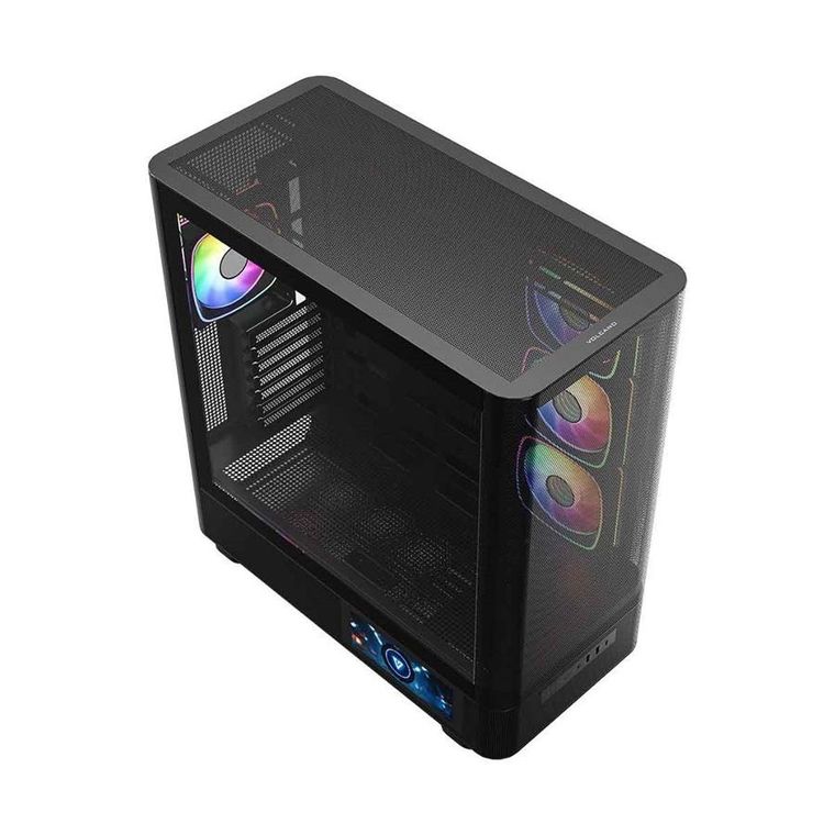 Modecom, Volcano, obudowa komputerowa, AQ400 ARGB MIDI, czarna