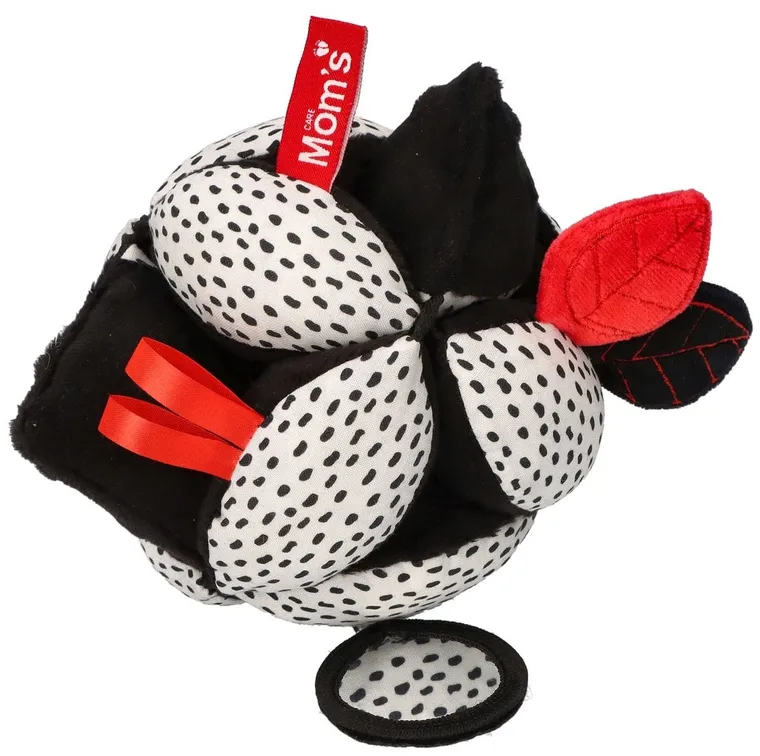 Mom's Care, piłka Takane, kontrastowa zabawka sensoryczna z lusterkiem