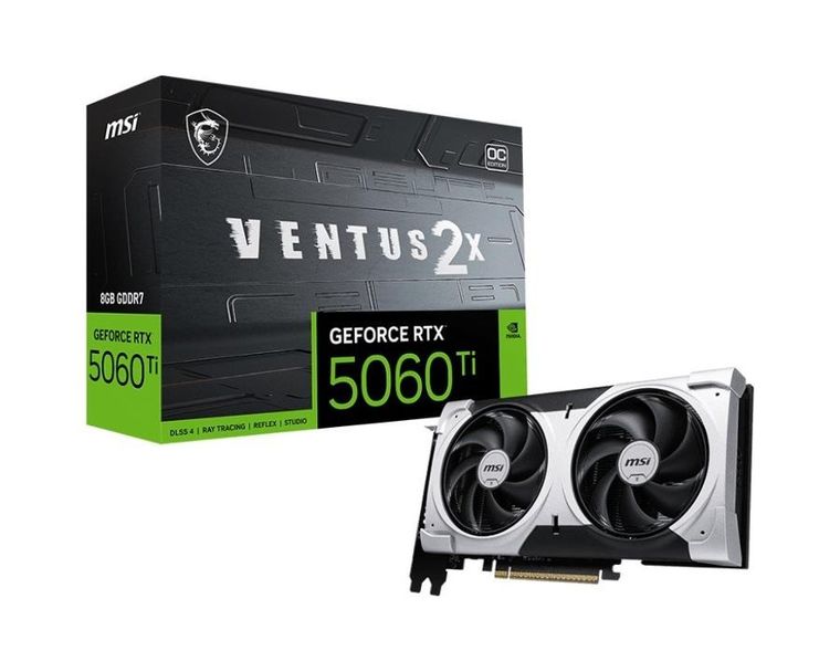MSI, karta graficzna, RTX 5060 Ti 8G VENTUS 2X OC PLUS