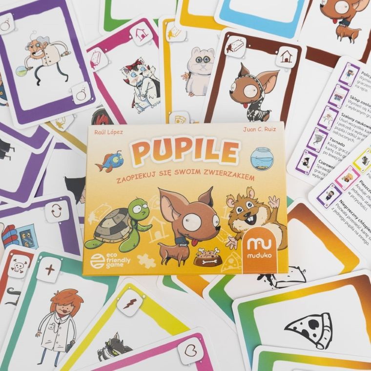 Muduko, Pupile, Zaopiekuj się swoim zwierzątkiem, gra familijna