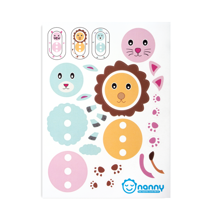 Nanny, medyczny monitor oddechu dla dzieci, Bm-02