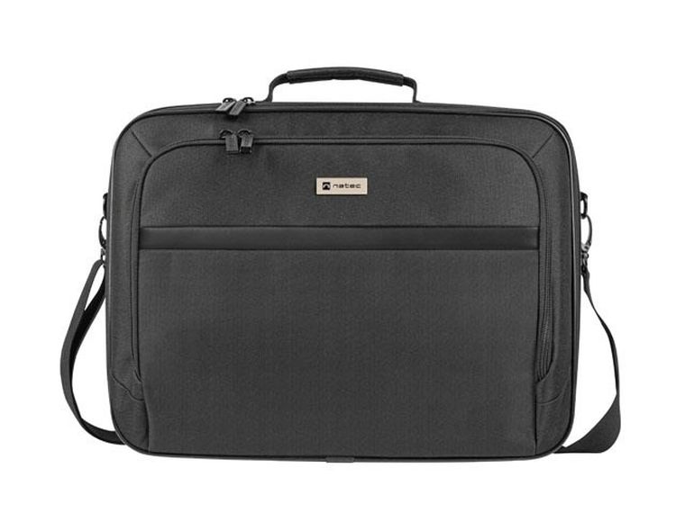 Natec, Boxer Lite, torba do laptopa 15.6", czarna, NTO-2054