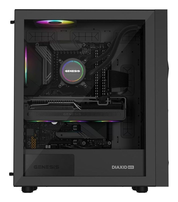 Natec, chłodzenie wodne, Hydria Genesis 360 ARGB, czarne