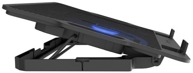 Natec, Dipper, podstawka chłodząca, 2 12.1-17.3 cala, 2 USB, LED