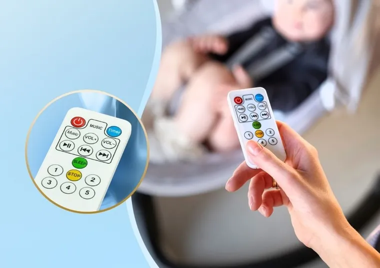 Neno, Aurora, elektroniczny bujaczek, szary