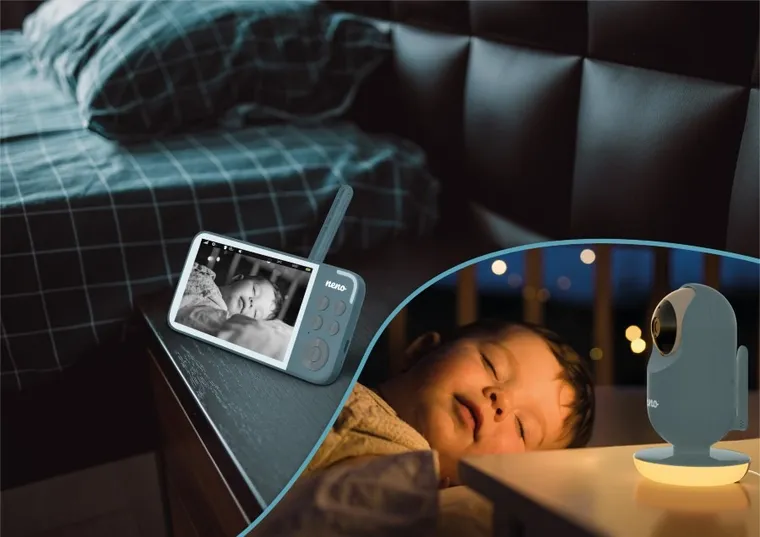 Neno, Vedo Blue, elektroniczna niania z kamerą, 2.4 GHz