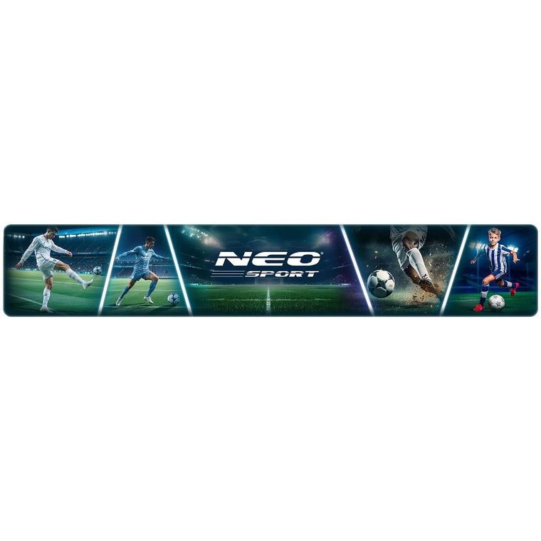 Neo-Sport, bramka do piłki nożnej, czarna, 300-200-90 cm, NS-497