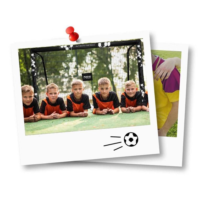 Neo-Sport, Hexagon, bramka do piłki nożnej, 300-200-120 cm