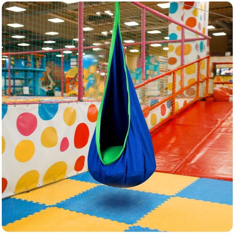 Neo-Sport, kokon, fotel wiszący, niebieski