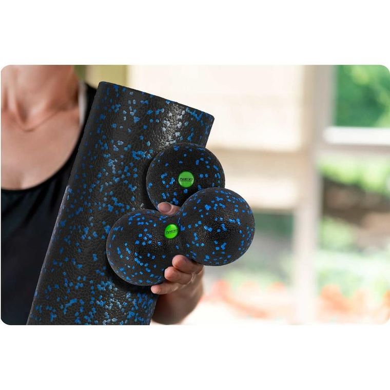 Neo-Sport, piłka do masażu i fitness, czarno-niebieska