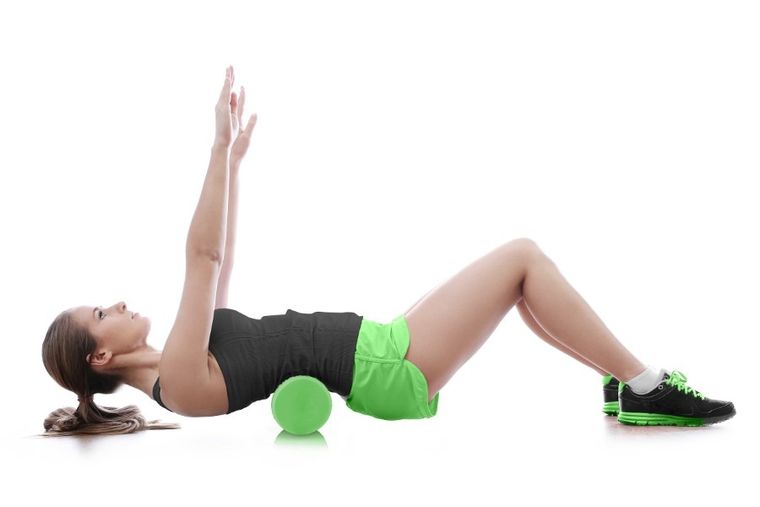 Neo-Sport, Roller wałek do ćwiczeń EVA NS-963 zielony