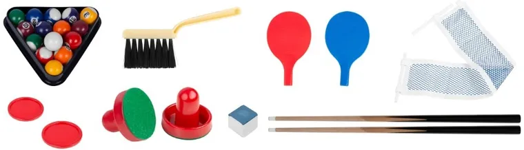 Neo-Sport, stół do gier 4w1: piłkarzyki + cymbergaj + bilard + ping-pong