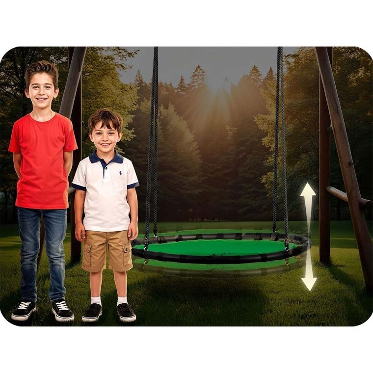 Neo-Sport, Swingo, huśtawka bocianie gniazdo, 120 cm